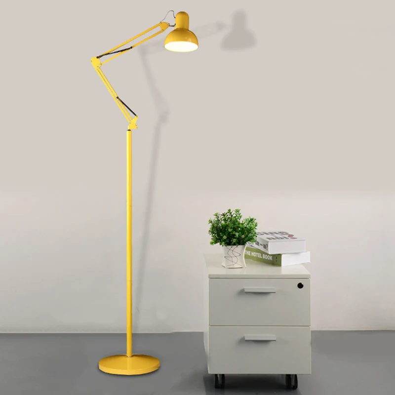 Skup Nowoczesna skandynawska minimalistyczna kutego żelaza regulowana lampa podłogowa E27 220V światła salon sypialnia kuchnia salon study hotel