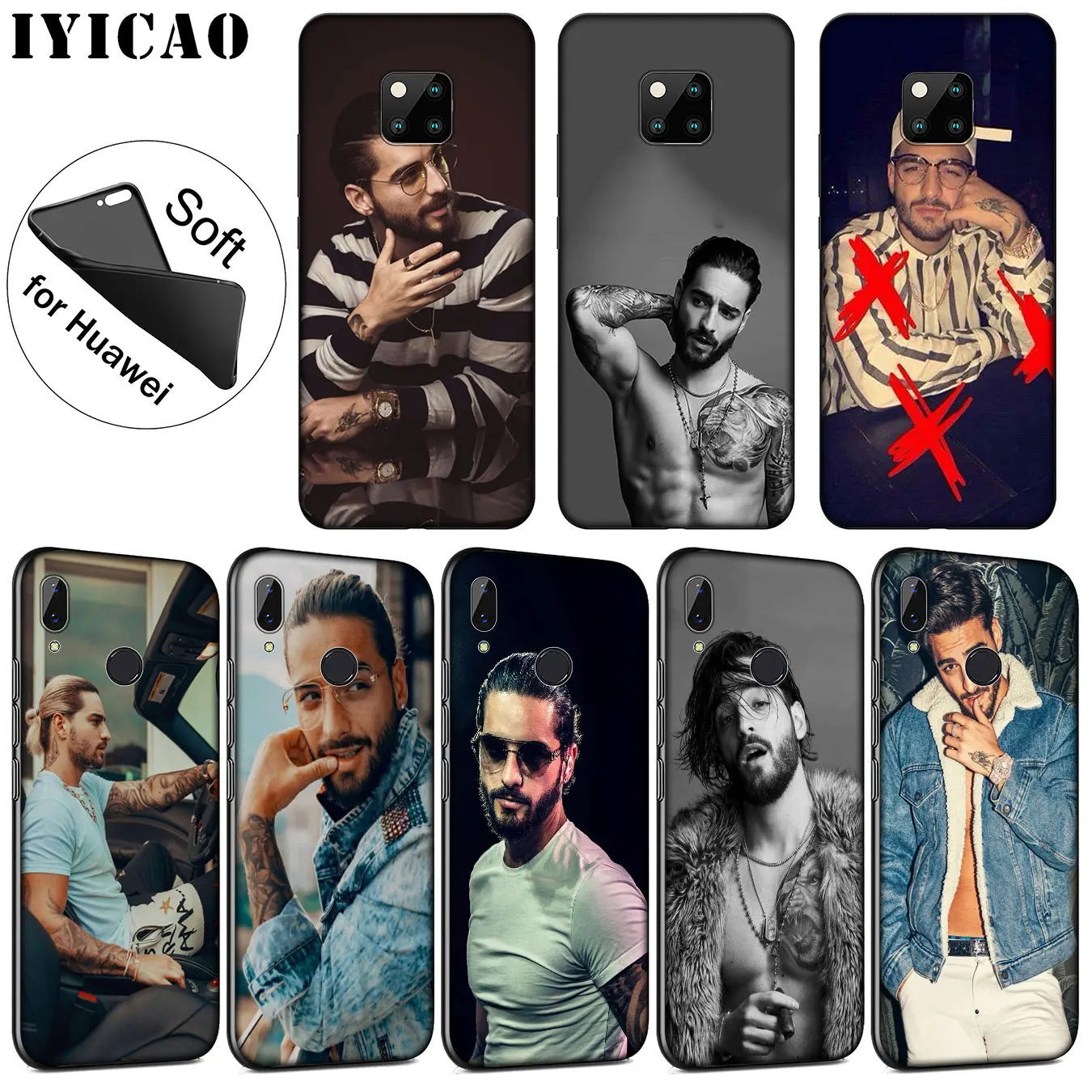 IYICAO Maluma Мягкий силиконовый чехол для телефона Huawei Mate 30 20 10 Pro Nova 5I 5T 5 4 4E 3i 3 2i Lite Smart |