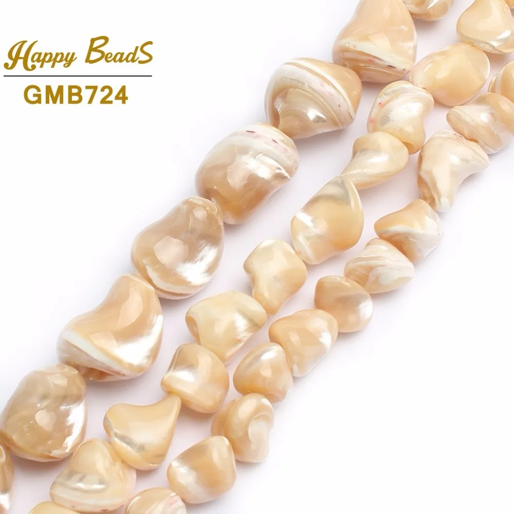 

Natural Irregular Mother Of Pearl Beads Shell Beads For Making Jewelry 15inches 7-16mm Women's Bracelet Necklace jewelry