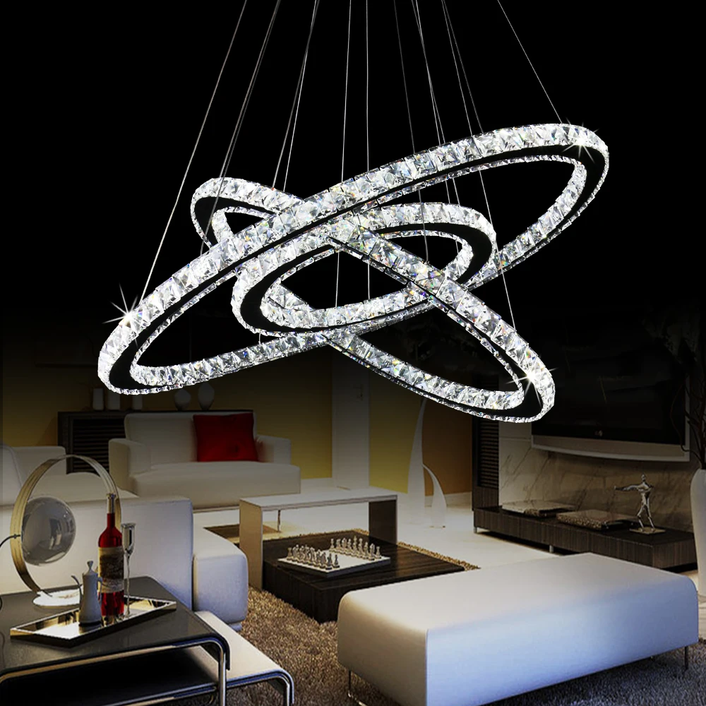 Современные светодиодный хрустальная люстра фонари для Гостиная Cristal Lustre