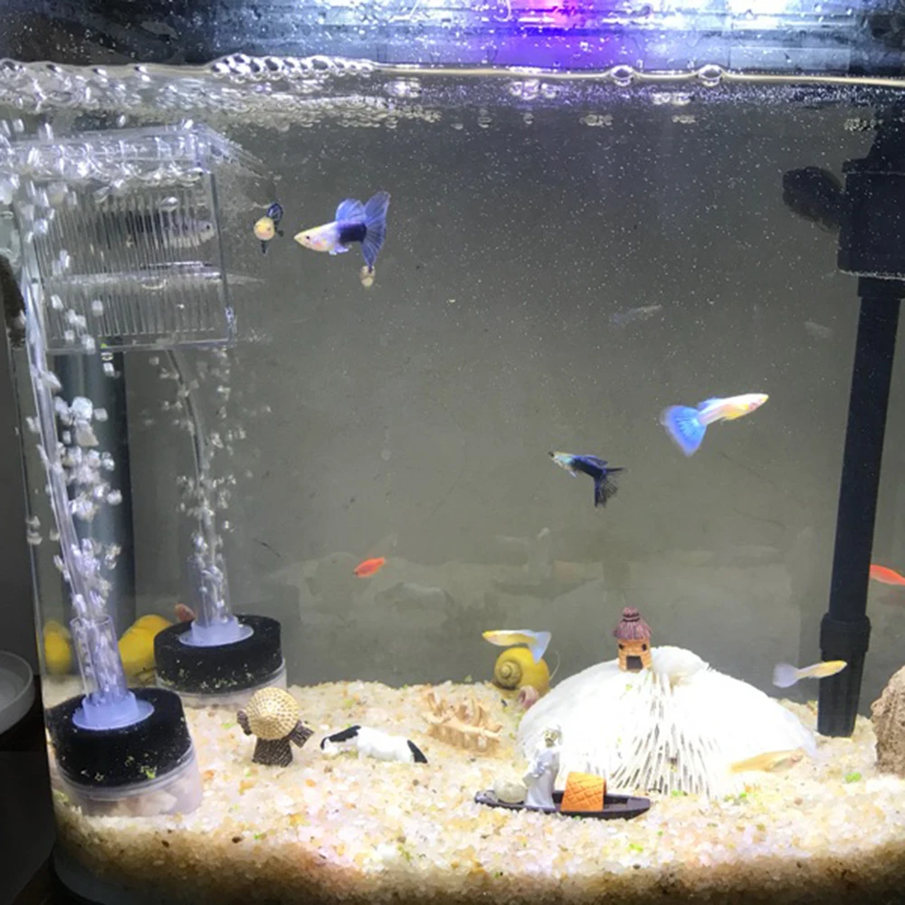 

Mini Aquarium Sponge Multi-layer Filter Fish Tank Biochemical Filter Cultivate Nitrifying Bacteria Remove Harmful Substance