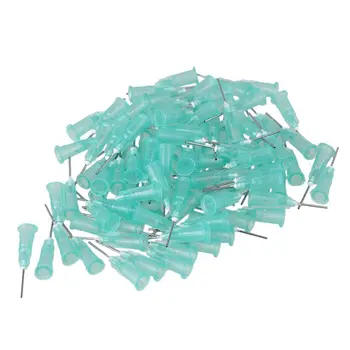 

150PCS 1/2'' Plastic Stucks Connectors Stainless Steel Dispenser Needles Liquid Adhesive Glue Syringe