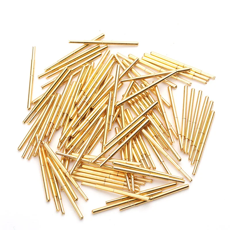 Stainless Steel Wire Test Circuit Board Electronic Instrument Tool Voltage Test Probe Spring Brass Gold Plated For PA160-Q1