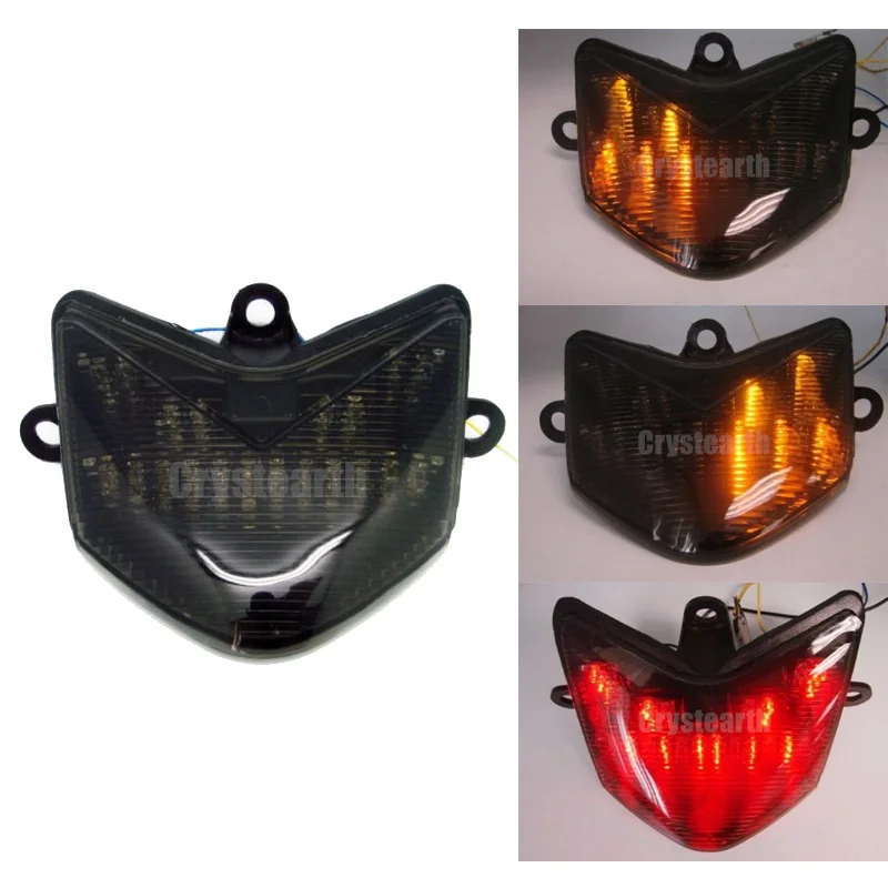Rear LED Turn Signal Brake Tail light Fit Kawasaki NINJA ZX6R 05-06 ZX10R 06-07