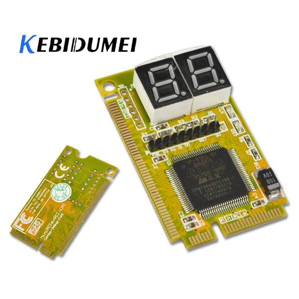 

kebidumei 3 in 1 Mini PCI-E Express/PCI/LPC Tester Diagnostics Combo Debug Card Adapter for Notebook Laptop Computer
