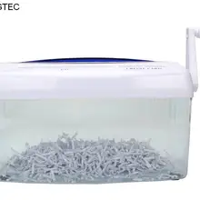 LIZENGTEC A4 Мини Многофункциональный ручной измельчитель бумаги для карт и CD и бумаги@ Photo