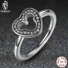 2016 Nueva Colección de Plata de Ley 925 Anillo de Dedo Corazón Compatible con Joyería de La Boda de la Joyería Original de Pan A7164