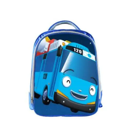 TAYO автобус синий школьные сумки для подростков мультфильм автомобили 13 дюймов 3D печать мальчиков девочек Детский рюкзак Детская школьная сумка - Цвет: as picture