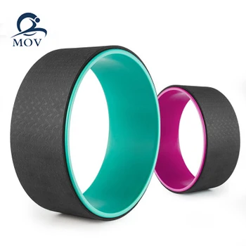 

Colorful Circle yoga ring ABS Double Layers exercise yoga wheel