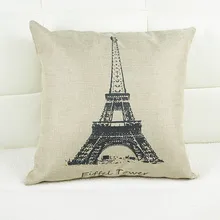 Factory customized trade ZAKKA Tower complex simple wind linen pillow Cushion cover textile wholesale
