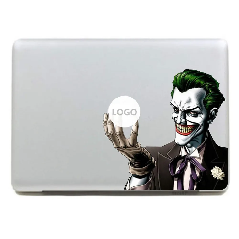 Бэтмен Джокер клоун Виниловая Наклейка для DIY Macbook Pro / Air 11 13 15 дюймов чехол