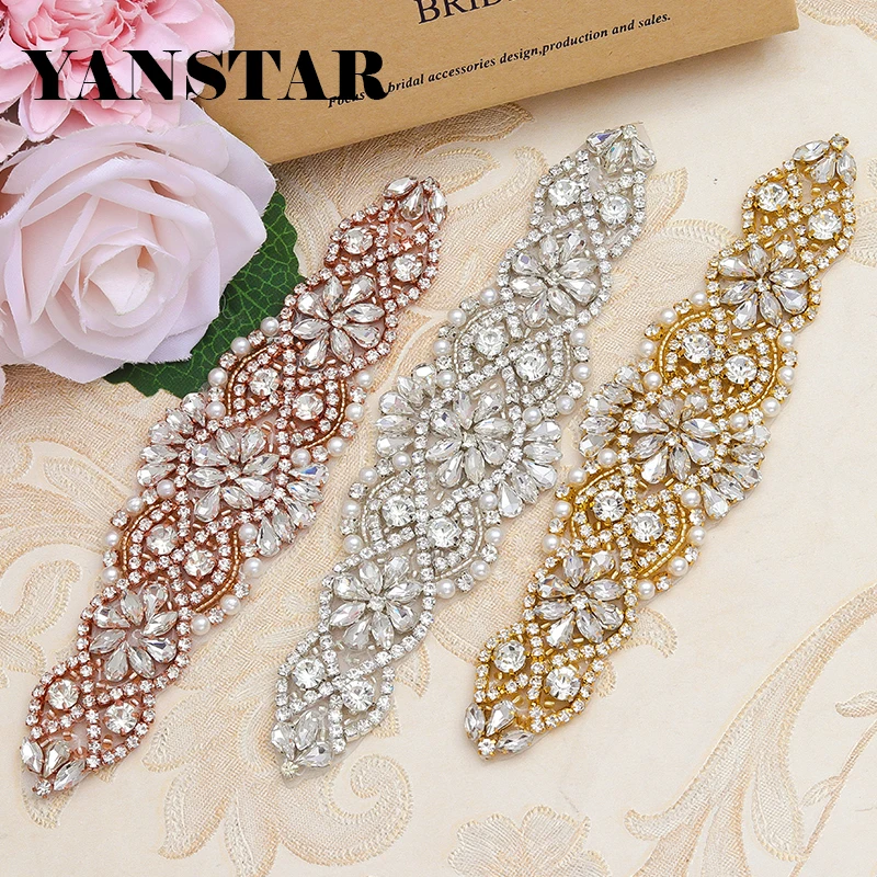 Yanstar (30pcs) Wholesale Hand Sewing Crystal Rhinestones Appliques