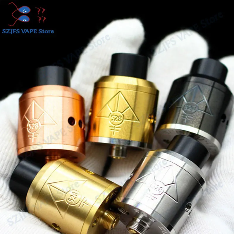 

SUB TWO 100% Original 528 Custom Vapes Goon RDA 25mm Single/Dual Coil Vape Tank Vaporizer Rebuild Drip Atomizer Vape 510 Thread