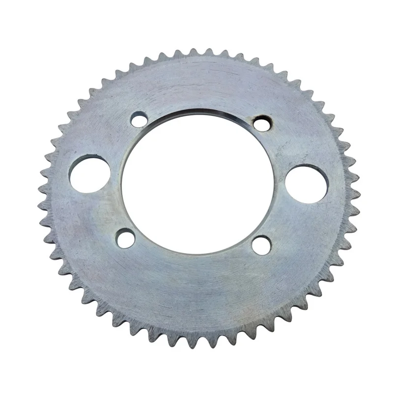 Silver 25H 55T Tooth 54mm Rear Sprocket For 47cc 49cc Engine Pocket Bike Mini ATV Quad 4 Wheeler Goped Scooter Motorcycle Parts