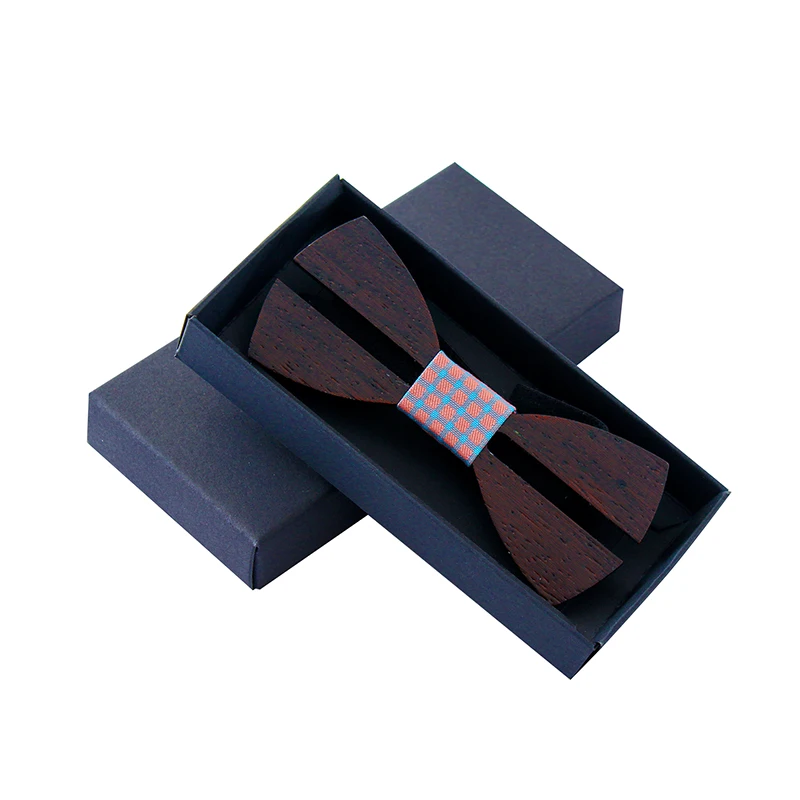 scissor shape wood tie5