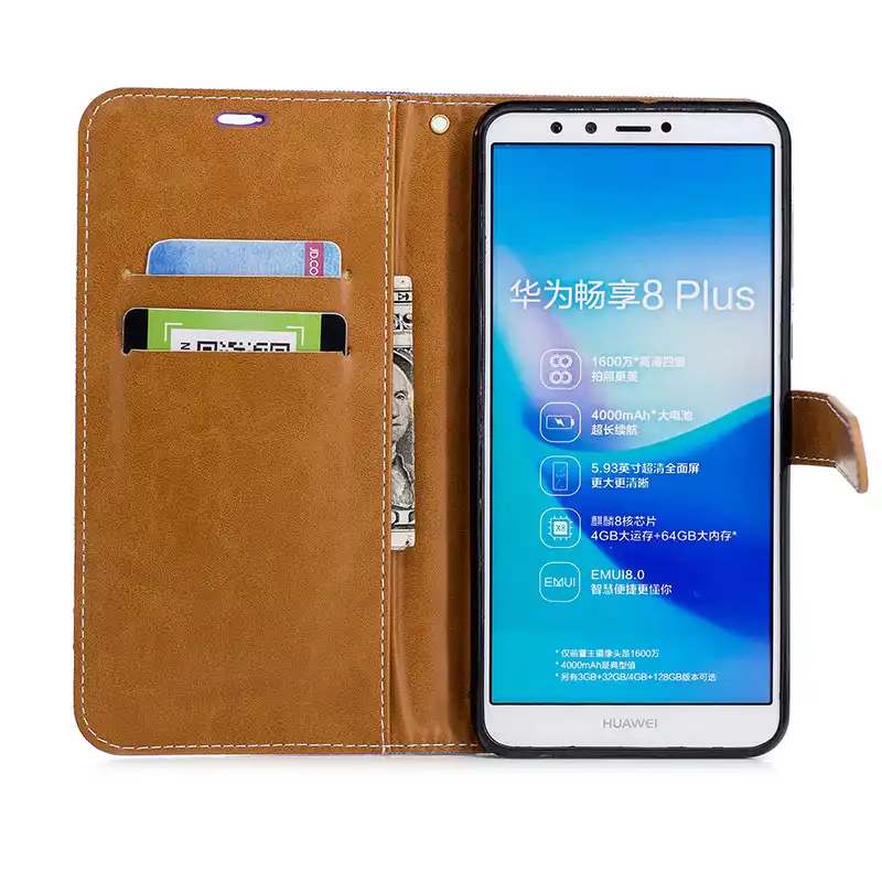 Чехол для Huawei Enjoy 8 Plus чехол Y9 2018 PLUS y9 задняя флип Обложка телефона 5 93