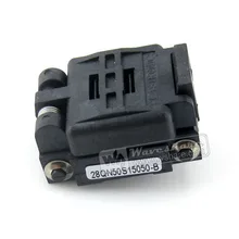 Plastroonics IC Тесты гнездо адаптера 28QN50K15050 28QN50S15050 0,5 мм Шаг QFN28 MLP28 MLF28 посылка