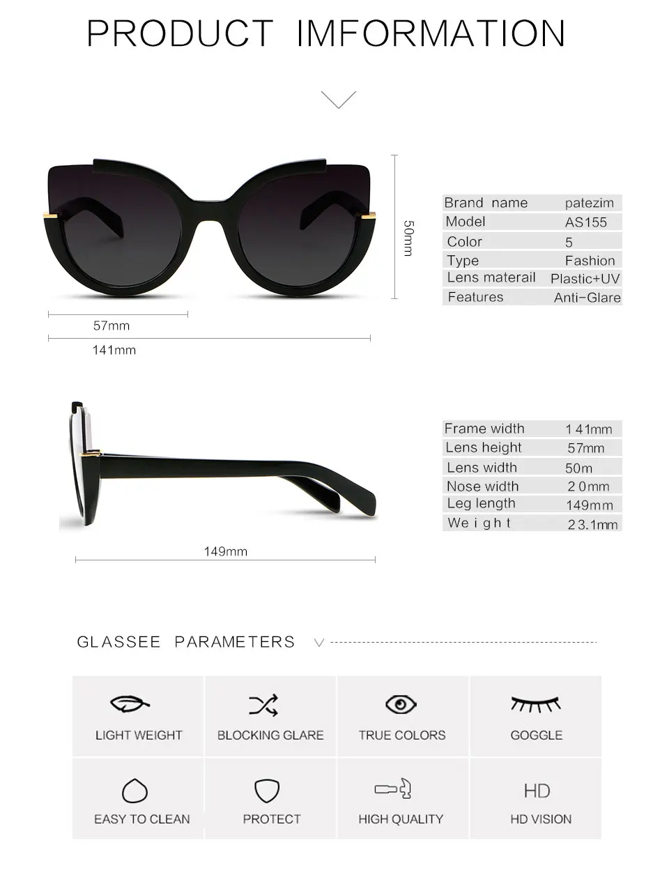 Cat Eye Sunglasses Women 2017 High Quality Brand Designer Vintage Fashion Driving Sun Glasses For Women UV400 lens gafas de sol HTB1dwT8PFXXXXbrXpXXq6xXFXXX4 - Cat Eye Sunglasses Women 2017 High Quality Brand Designer Vintage Fashion Driving Sun Glasses For Women UV400 lens gafas de sol