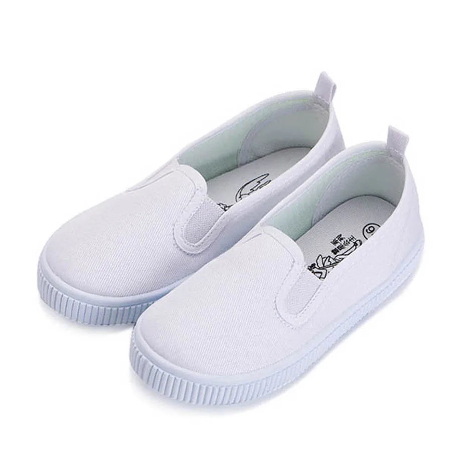 White Canvas Shoes Baby Canvas Sneakers 