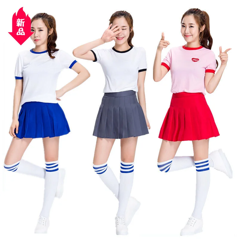 

Girl's Era Celebrity Inspired Play Song Service Aerobics Service Students Games Cheerleading Clothing Team Dance Costumes