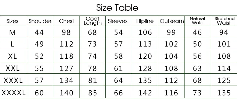 Fashion Cycling Waterproof Rain Coat Pants Suit Size