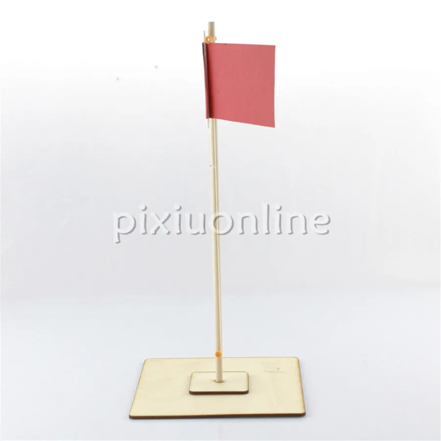 2pcs lot 1 1cm abs material square stick fixtaion base j627y diy handmaking parts drop shipping 1suit J730 Handmaking Flag go up and down Model Toy Free Russia Shipping