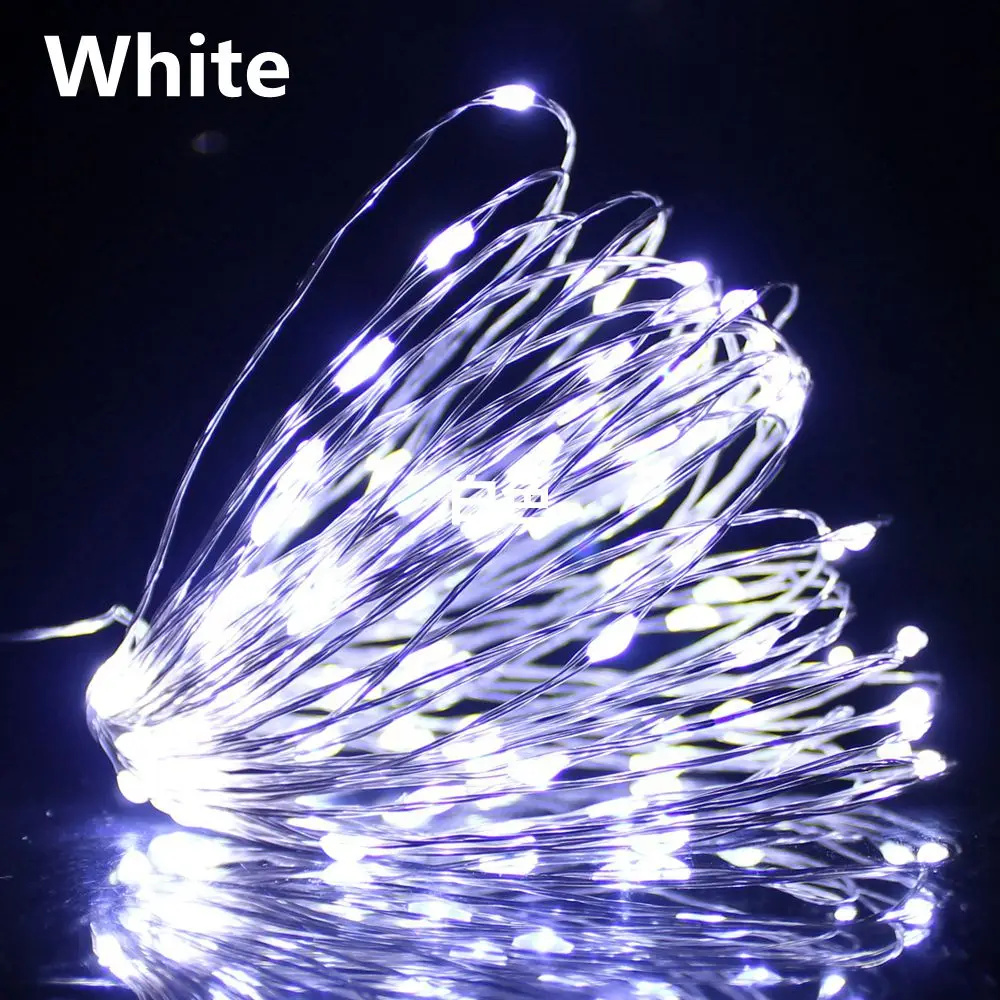 1-10M Copper Wire LED String lights night light Holiday lighting For Garland Fairy Christmas Tree Wedding Party Decoration 1-10M Copper Wire LED String lights night light Holiday lighting For Garland Fairy Christmas Tree Wedding Party Decoration