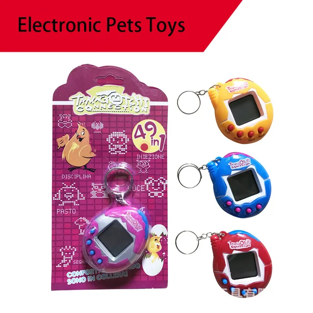 Hot Sell Electronic Pets Toys Puzzle Minitype Game Machine 90S