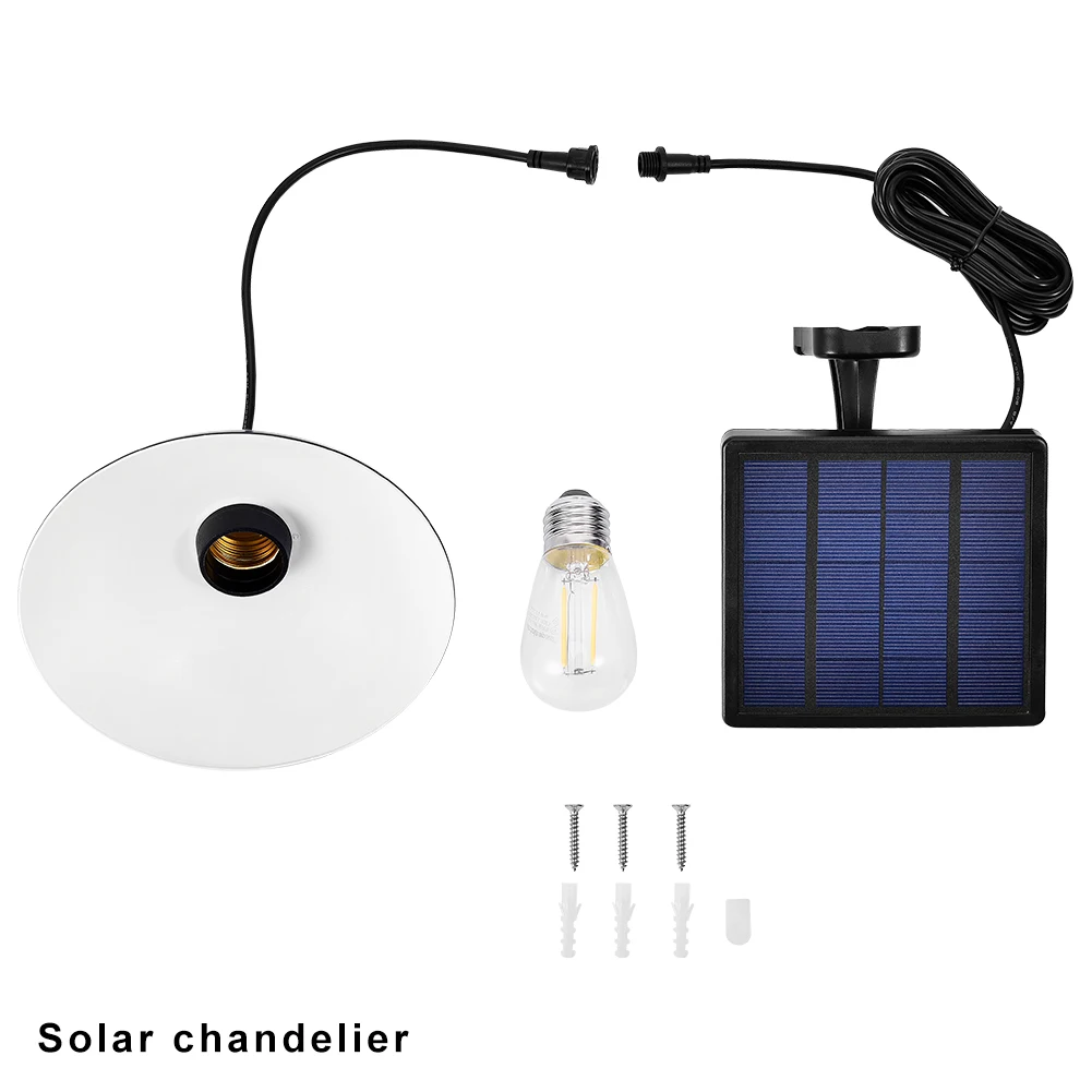 Pingente de Led Pendurada ao ar Led à Prova Retro Lustre Solar Lâmpada Livre Pátio Corredor Jardim Rua Luzes d' Água Luz Led 5 Lâmpadas solares