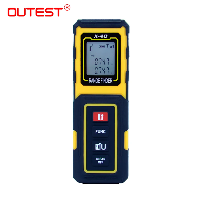 OUTEST Mini Laser Rangefinder Laser Distance Meter 40M/30M Metro Laser Meter Tool Rulers Build Measure Device