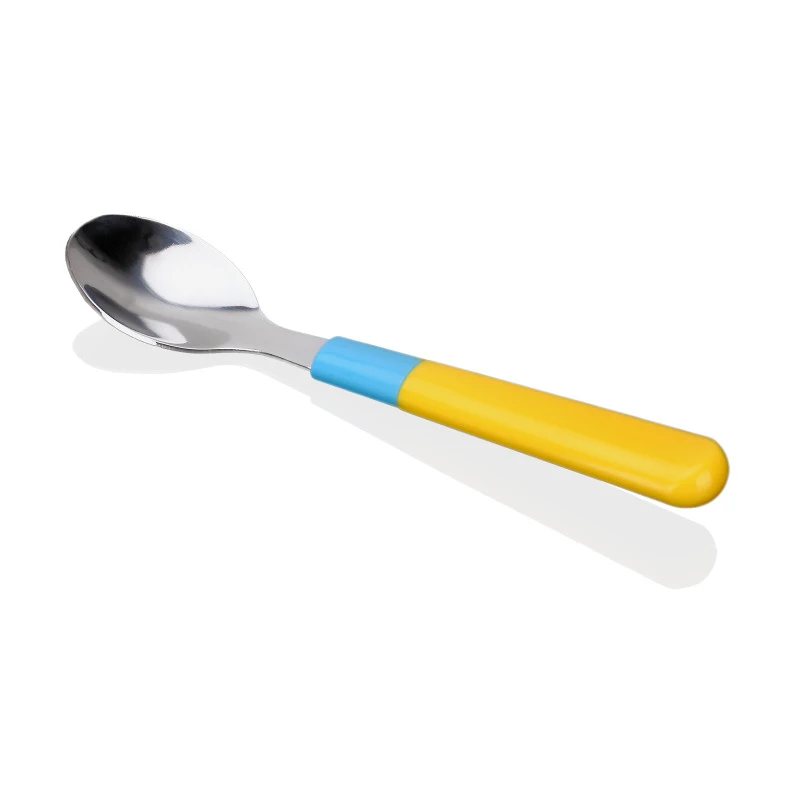 Baby Feeding Spoon Chopstick Stainless Steel Utensils (6)