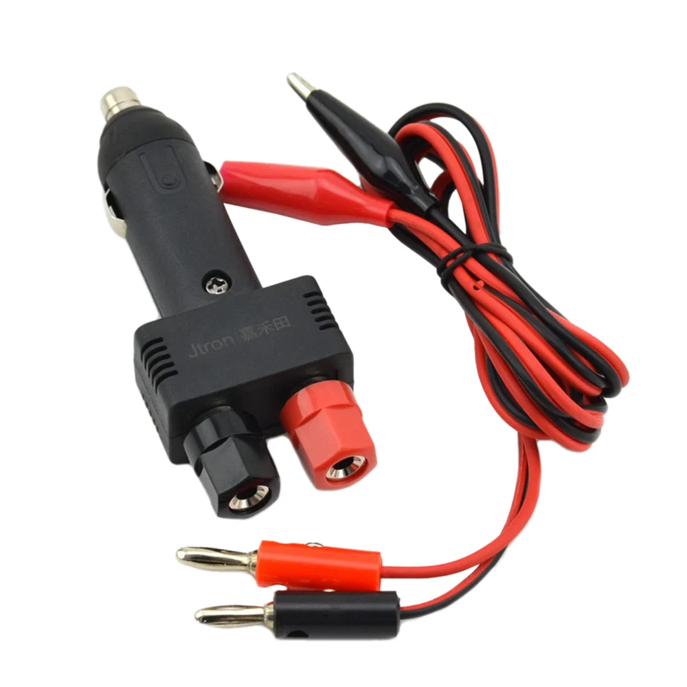 

12V 10A Car Cigarette Lighter Plug with Power Wiring Cable Black