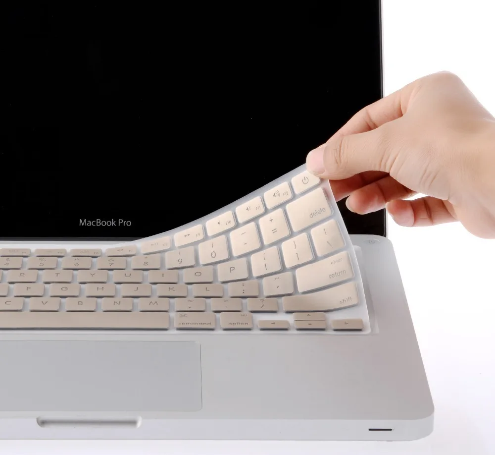XSKN США Макет задний светильник дизайн английская силиконовая крышка клавиатуры для MacBook Air 13, retina 13 15