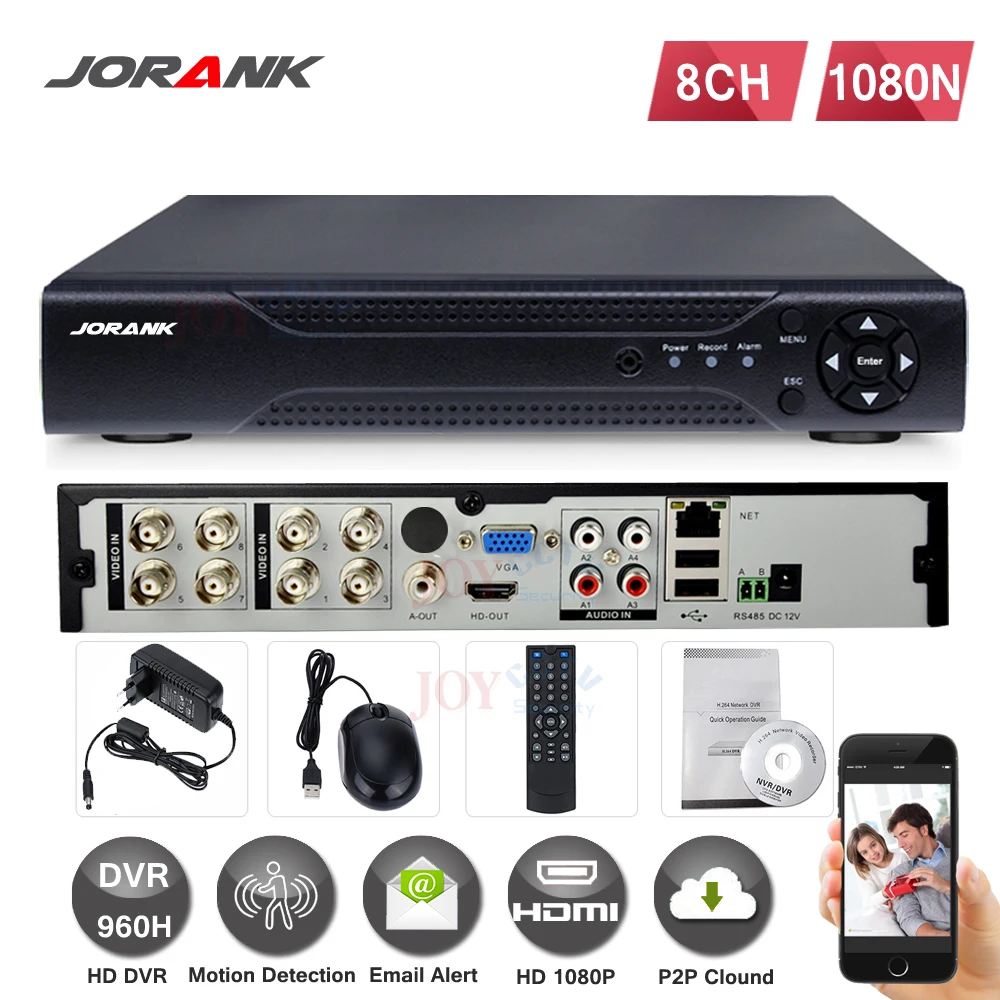 Камера видеонаблюдения 8 каналов 1080p ahd l 960h dvr|kit kits|kit camera video surveillancekits surveillance |