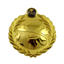 Пользовательские Литой 3D, с позолотой, винт на спине