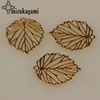 22mm 10pcs/lot Fashion Zinc Alloy Charms Pendant Gold Hollow Leaves Shape Charms For DIY Jewelry Making Finding Accessories ► Photo 2/6