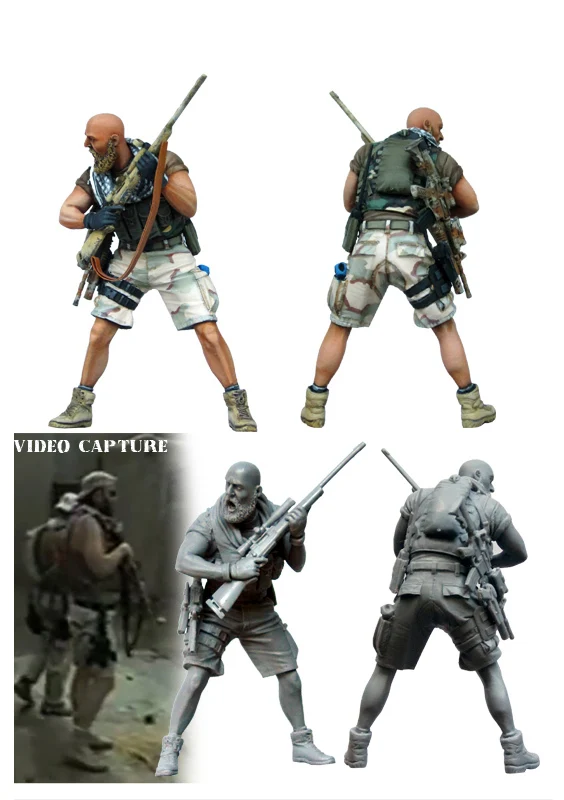 

[tuskmodel] 1 35 scale resin model figures kit US special forces operators