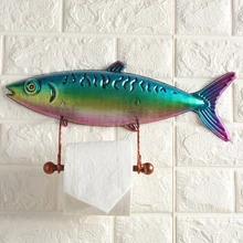 Тунец Творческая кухня Ванная комната рулонный держатель Туалет настенный держатель для бумажных полотенец Держатель, коробка для салфеток Ванная комната держатель для туалетной бумаги