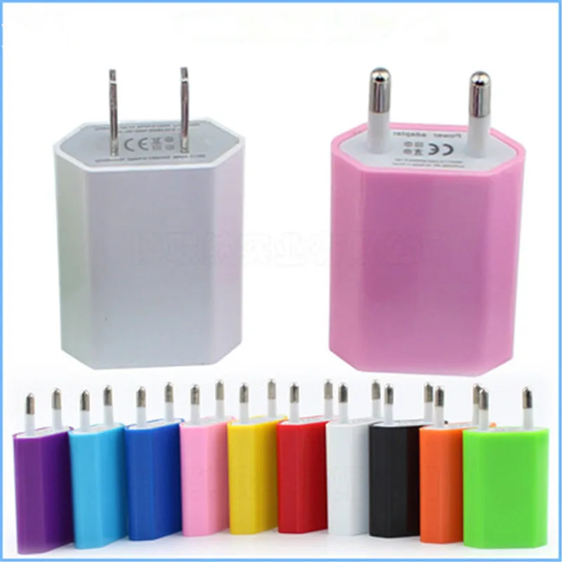 10pcs/lot 4th Generation Charger USB Charging Head 1A for Android Phone