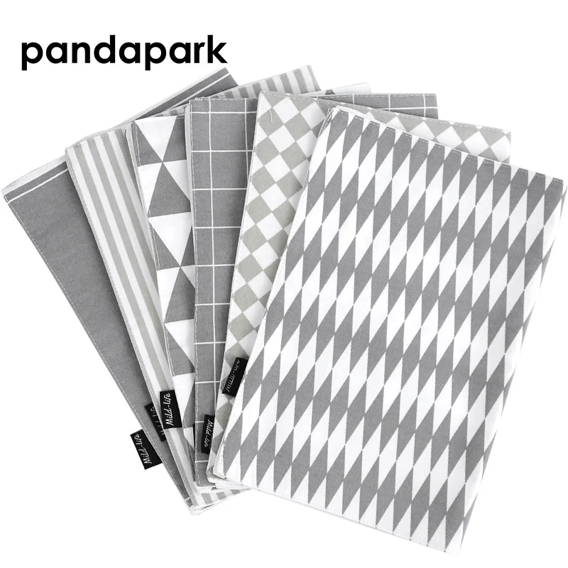 Современный простой полосатый Настольный коврик Pandapark с геометрическим рисунком
