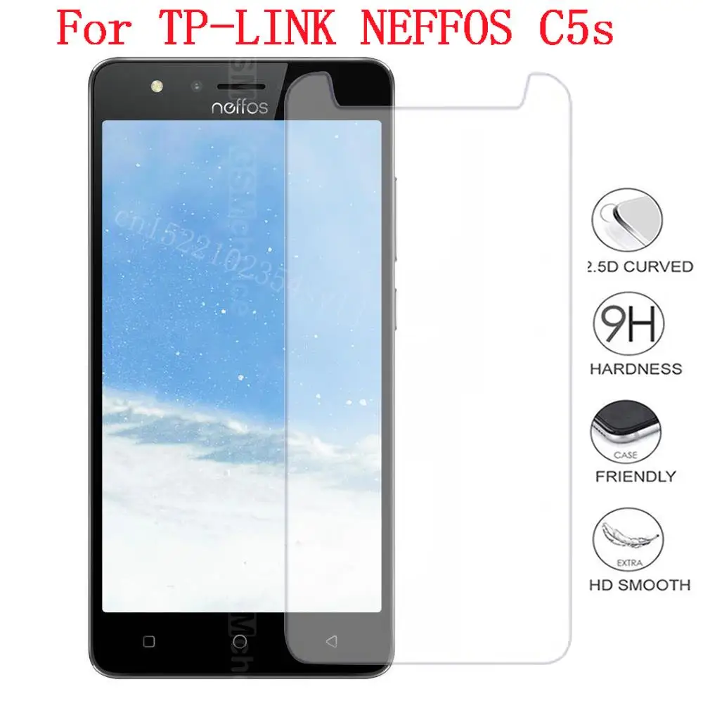 

TP-Link Neffos C5S Tempered Glass Neffos C5 s Screen Protector 2.5D 9H Safety Protective Glass