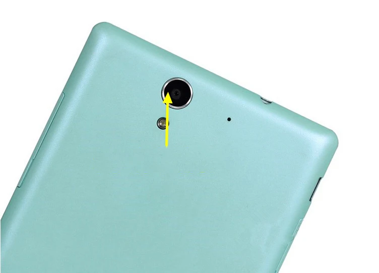 Новый корпус Ymitn задняя камера стеклянный объектив с клеем для Sony Ericsson Xperia C3 S55t/U