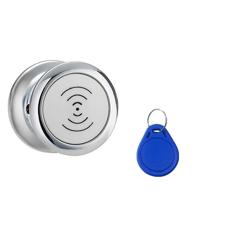 5 шт./лот ZIYUE RF браслет ключ цифровой электронный металлический замки для шкафов Магнитная рукоятка дверной замок EM115 - Цвет: Золотой