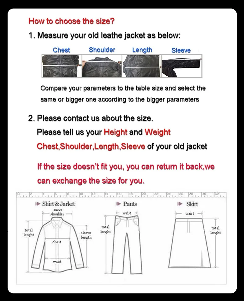 how to choose the size 2