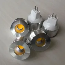 Новое поступление 10 шт. Dimmable высокой Мощность MR11 GU4 5 W COB Светодиодный прожектор теплый белый, холодный белый натуральный белый DC12V