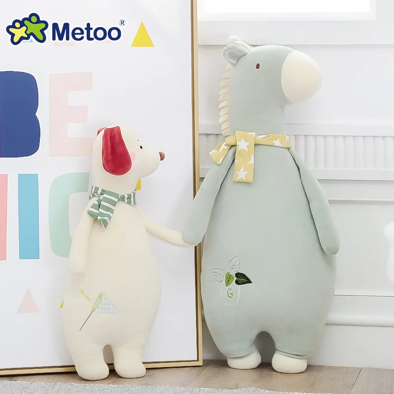 Sofa Cushions Animal Pillow Plush Stuffed Animal Cartoon Kids Toys for Girls Children Baby Birthday Christmas Metoo Doll