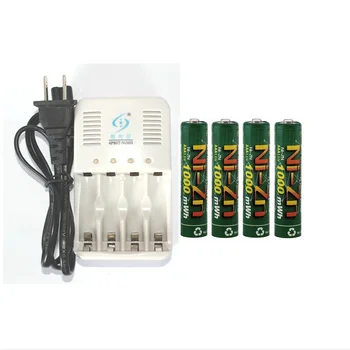 

4 Pcs/lot 1.6v aaa 1000mWh rechargeable battery nizn Ni-Zn aaa 1.5v rechargeable battery +1.2V 1.6V AA AAA Battery Smart Charger