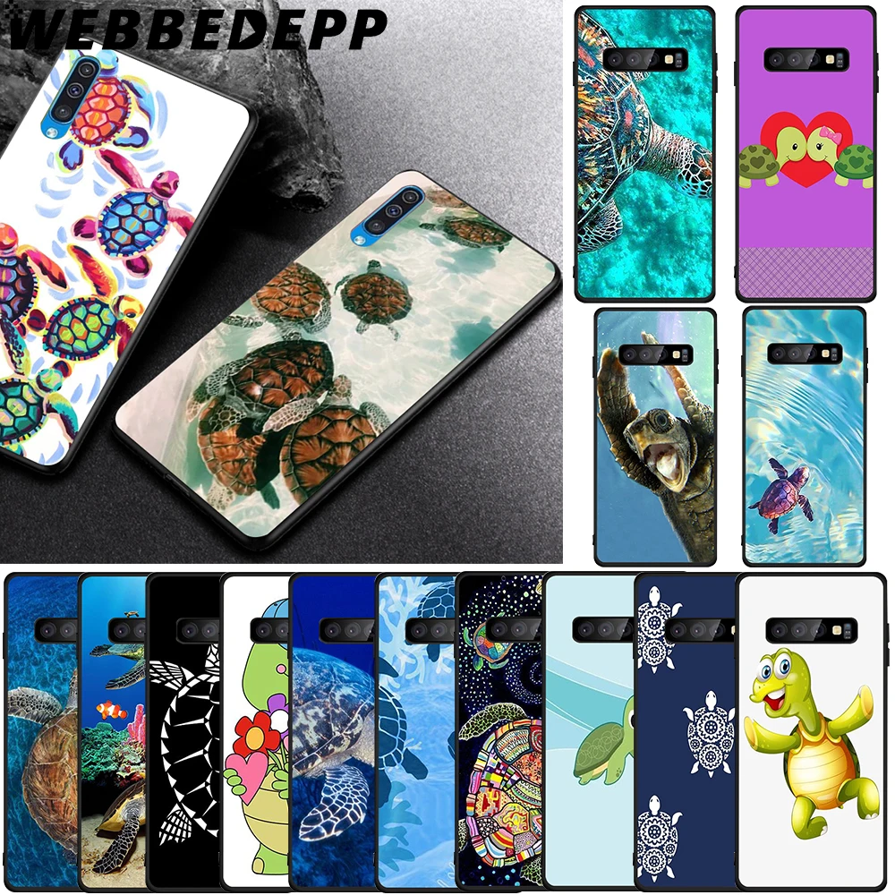 WEBBEDEPP морская черепаха Мягкий ТПУ чехол для Samsung Galaxy S6 S7 Edge S8 S9 S10 Plus S10e | Мобильные
