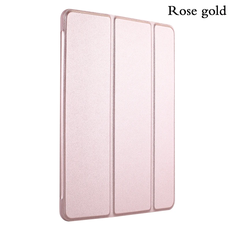 

Case for New iPad 9.7 inch 2017 2018 Case PU Leather Silicone Soft Back Trifold Stand Auto Sleep/Wake up Smart Cover Coque