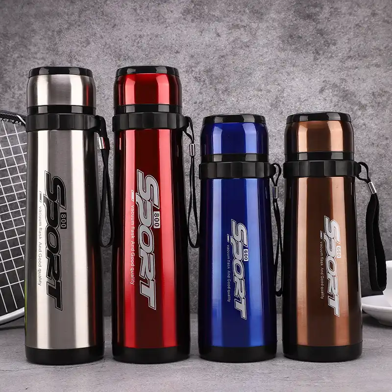 High-quality stainless steel double-layer vacuum bullet flask
